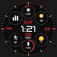 Night 20D - Digital Watch Face