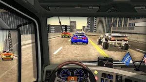 Car Transporter Truck Simulator: Heavy City Truck Screenshot 0