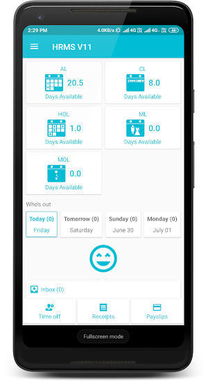 Odoo12 HR Screenshot 2