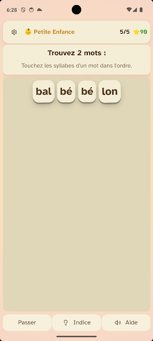 Jeu de lecture et de syllabes Screenshot 1