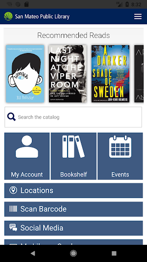 San Mateo City Library Screenshot 0