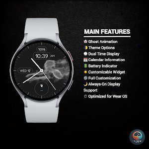 Ghost Time - watch face Screenshot 1