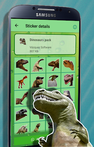WAStickerApps Dinosaurs Screenshot 0