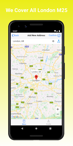 Cabway Minicab Booking Screenshot 1