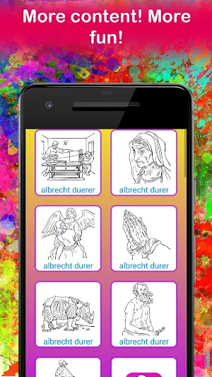 Famous Paintings Coloring Screenshot 1
