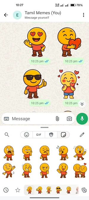 MoodMoji Stickers Screenshot 0
