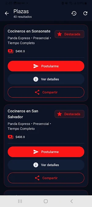 GlobalTalentos Screenshot 1