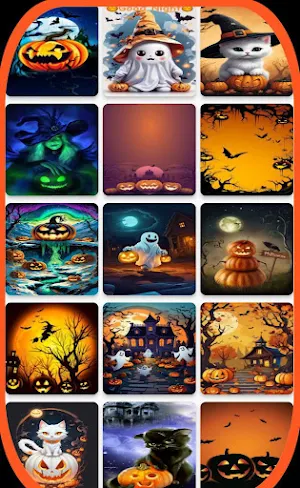 cute halloween wallpaper 2023 Screenshot 1