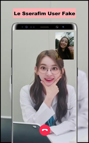 LE SSERAFIM Fake Call Screenshot 3
