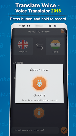 Translate Voice - Voice Translator 2018 Screenshot 2