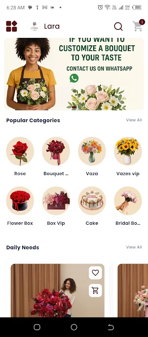 Lara Flowers - Flowers & Gifts Screenshot 0