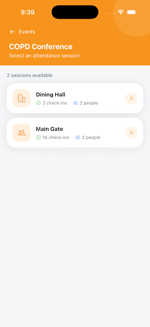 EventBuzz Checkins Screenshot 2