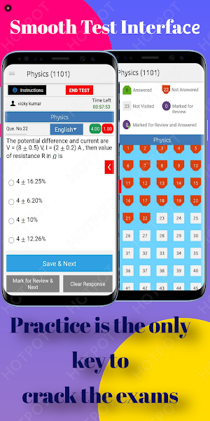 EFFICIENT IIT-JEE NEET Online Exam & Prep Screenshot 1