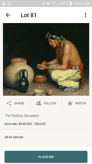Jackson Hole Art Auction Screenshot 2