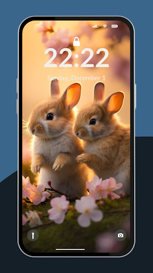 Cute Rabbit Wallpaper 4K Screenshot 2