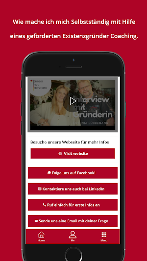 Gruenderhilfe NRW Screenshot 2