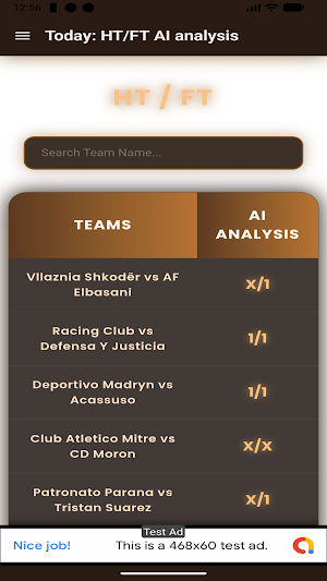 Correct Score Expert Analysis Screenshot 2