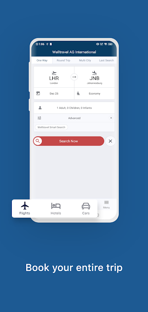 Welltravel Screenshot 1