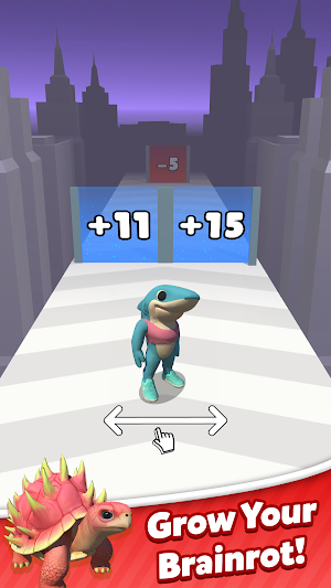 Brainrot Runner: Merge Game Screenshot 1