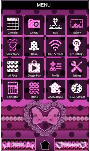 Spicy Pink Wallpaper Theme Screenshot 1