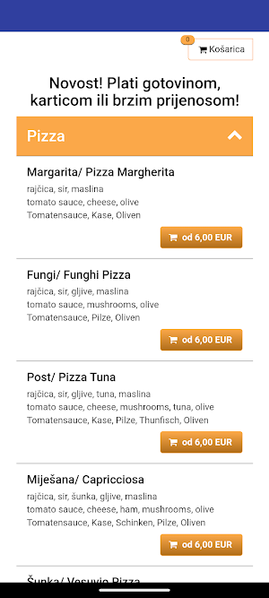 Bistro & Pizzeria Ivona Screenshot 0