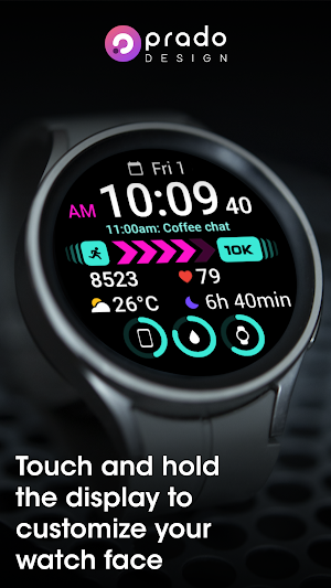 PRADO 75 Digital Watch Face Screenshot 3