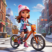Paper Girl Race: Running Games