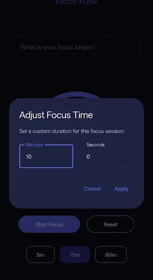 Focus Timer Screenshot 3