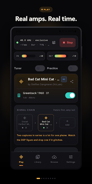 Nam Droid: Guitar Amp Sim Screenshot 0