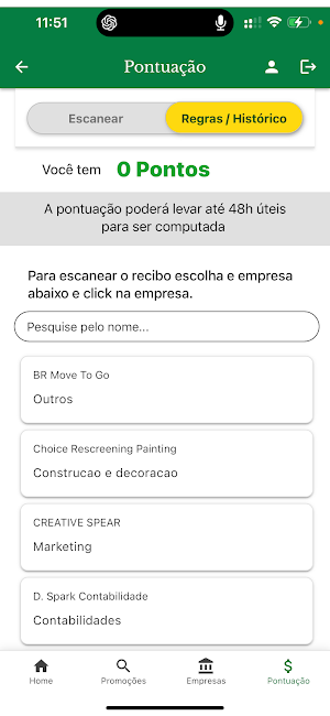 Cartão do Imigrante Screenshot 3