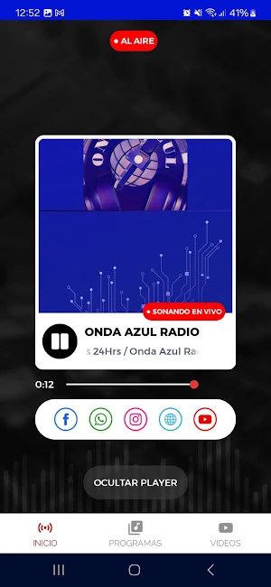 Onda Azul Zamora Screenshot 2