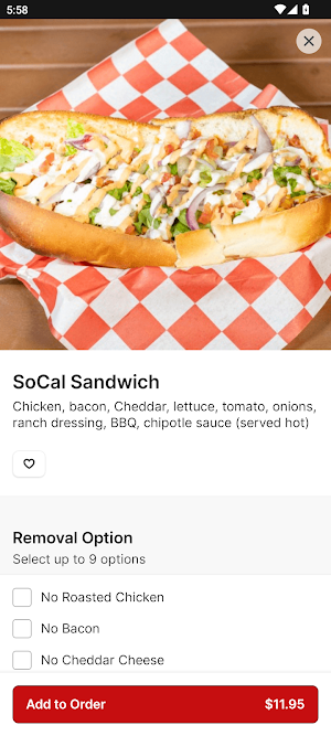 Cali-forno Pizzeria Screenshot 3
