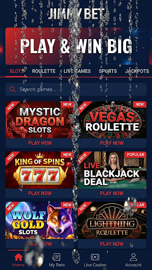 JIMMYBET Screenshot 1