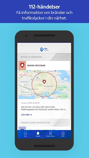 SOS Alarm Screenshot 1