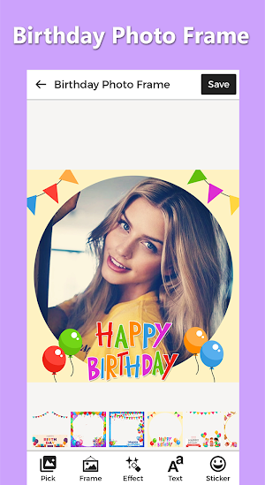 Birthday Song Video Maker Screenshot 2