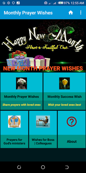 New Month Wishes & Prayer Screenshot 1