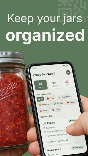 Canning App JarTracker Screenshot 0