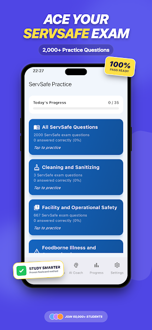ServSafe Practice Test & Exam Screenshot 0
