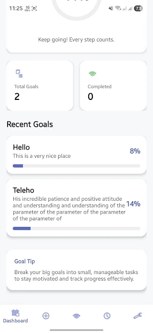 GoalGrid Screenshot 1