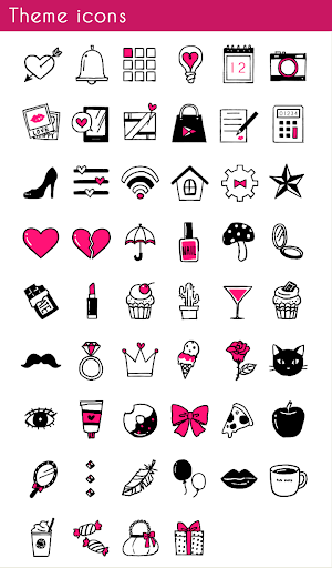 Love High Heels Theme Screenshot 3