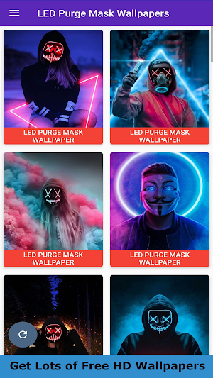 LED Purge Mask Wallpaper 4K Screenshot 0