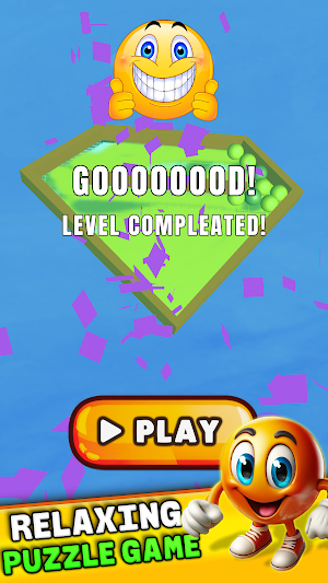 Color Balls: Paint Puzzle Maze Screenshot 2
