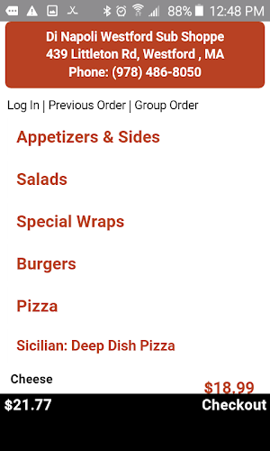 Di Napoli Pizzeria Screenshot 1