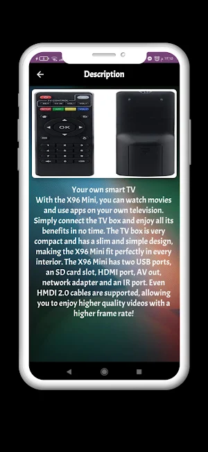 x96 mini remote guide Screenshot 1
