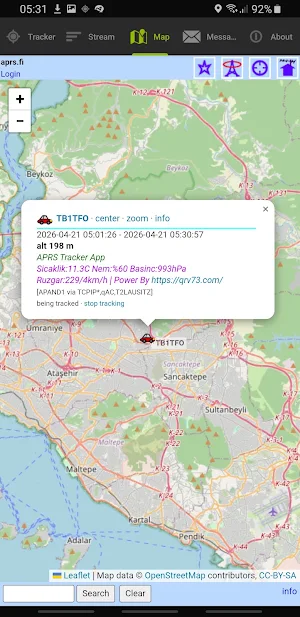 APRS Tracker Pro Screenshot 3