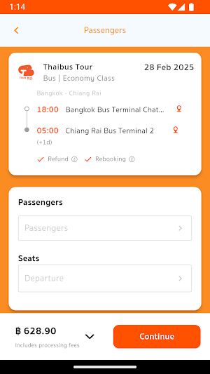 Thaibus Tour Screenshot 3