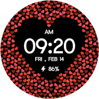 Romantic Heart Wear OS