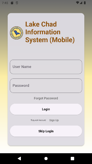Lake Chad Information System Screenshot 0