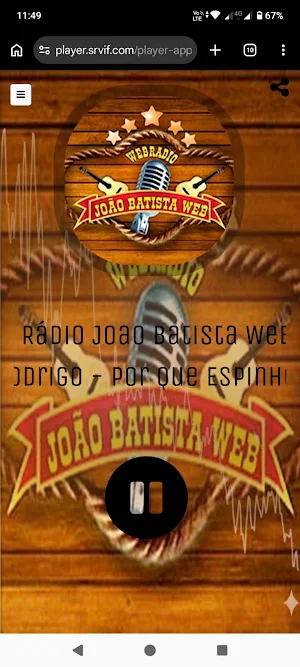 Rádio Joao Batista Web Screenshot 0