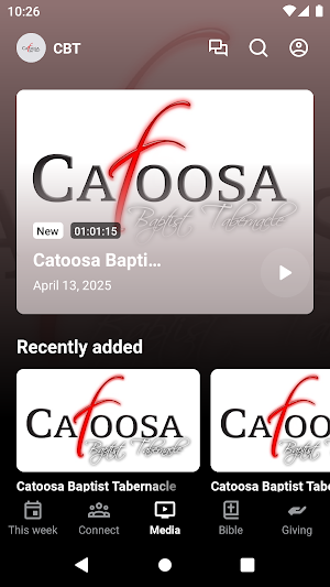 Catoosa Baptist Tabernacle Screenshot 2